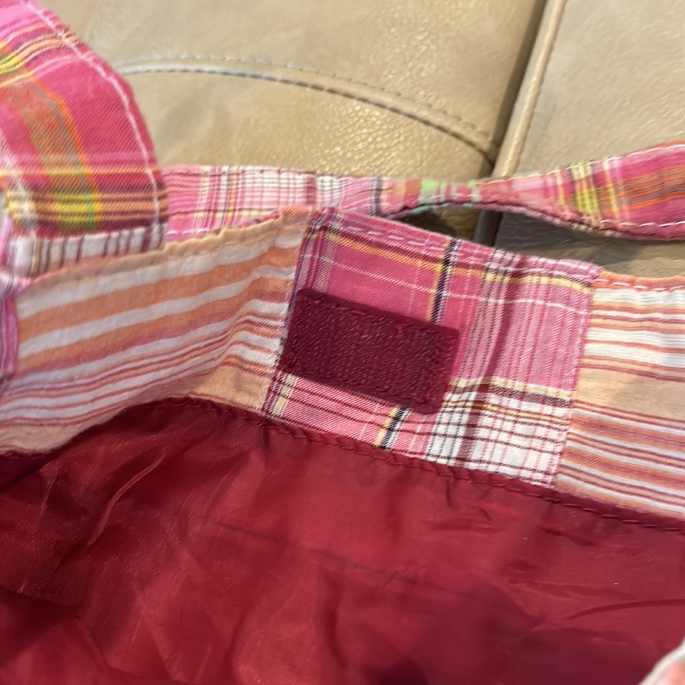 Disney’s vintage hobo style bag with red Mickey pink plaid - Picture 4 of 9